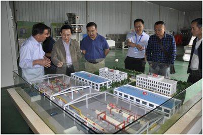 四川省丝绸协会会长陈祥平一行考察调研南充茧丝绸产业市场